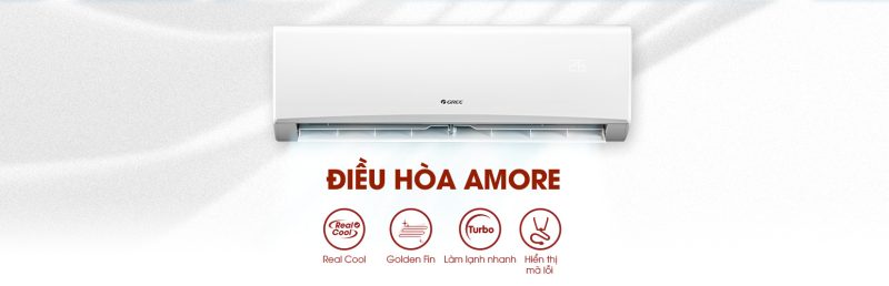 Điều Hòa Treo Tường Gree 1 chiều 12.000 BTU AMORE12CN