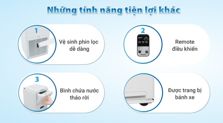 Máy lọc không khí tạo ẩm cao cấp Daikin MCK55TVM6