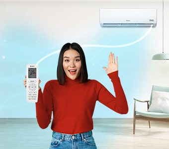 Điều Hòa Treo Tường GREE Khung Tranh Inverter 2 Chiều 12000 BTU KFR35G (Hoa Hồng) I Feel
