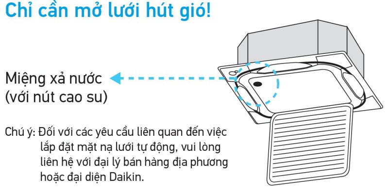 Dàn lạnh VRV Daikin Cassette âm trần 2 chiều 19.100BTU FXFQ50AVM  (Đa hướng thổi)