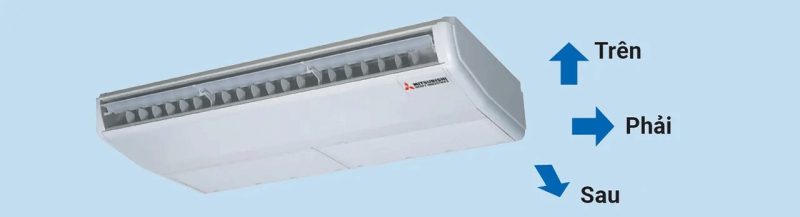 Điều Hòa Áp Trần Mitsubishi Inverter 1 Chiều 14.600BTU (FDE40YA-W5/FDC40YNA-W5)