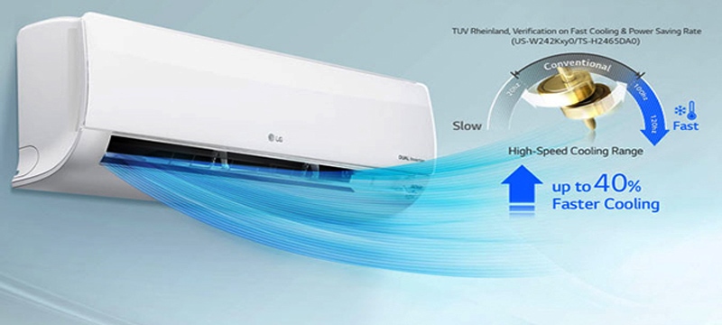 Dàn lạnh điều hòa treo tường LG Multi Inverter 2 chiều 9.000BTU AMNW09GSJB0