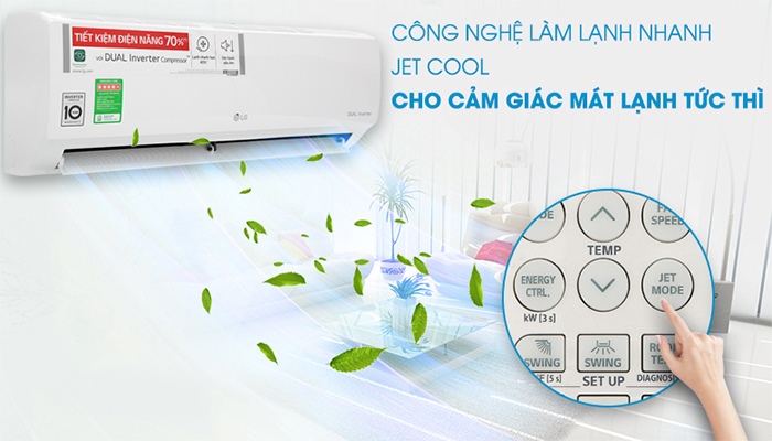 Dàn lạnh điều hòa treo tường LG Multi Inverter 2 chiều 9.000BTU AMNW09GSJB0