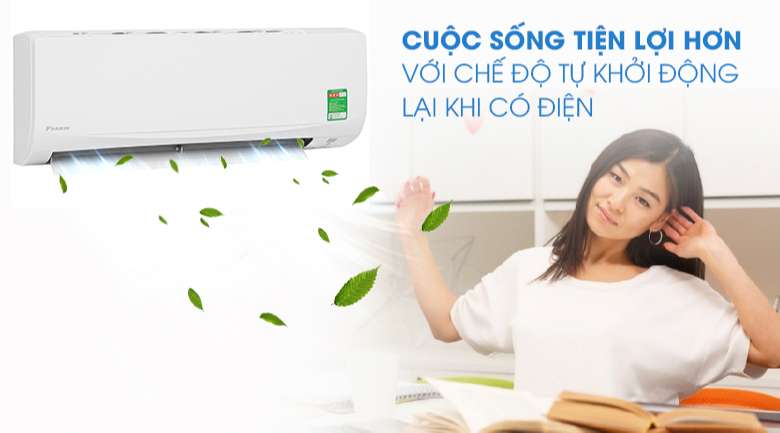 Điều Hòa Treo Tường Daikin 1 Chiều 9.000 BTU (FTF25XAV1V/RF25XAV1V)