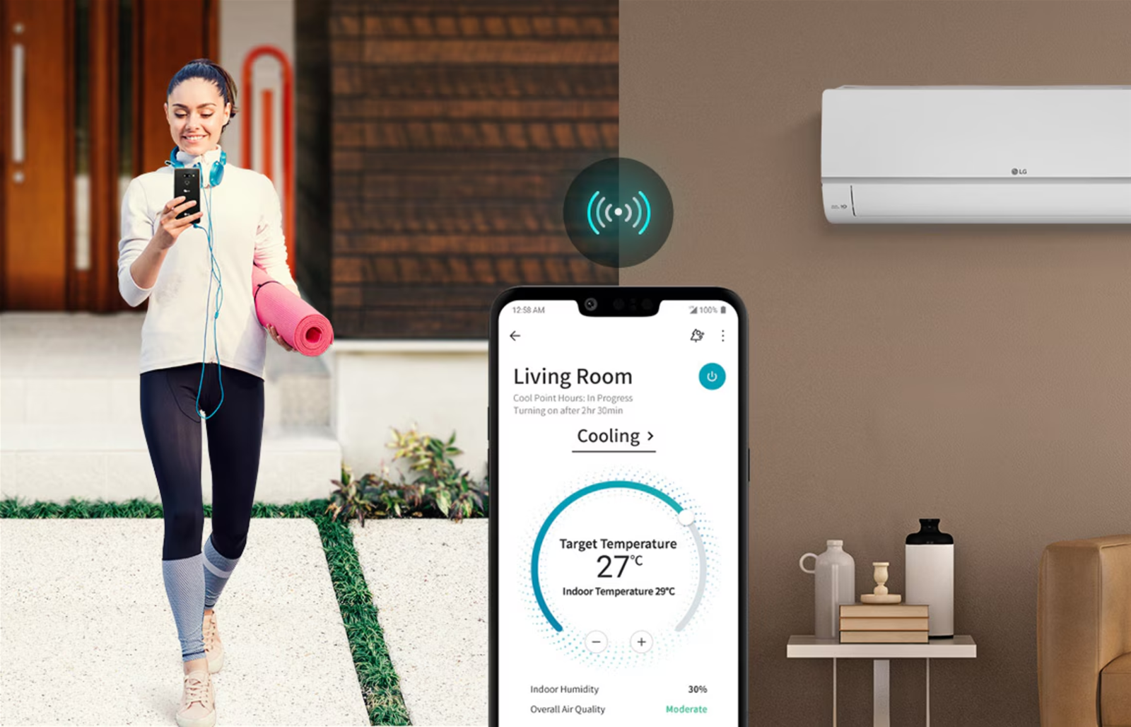 Tích hợp Wifi qua điện thoại thông minh