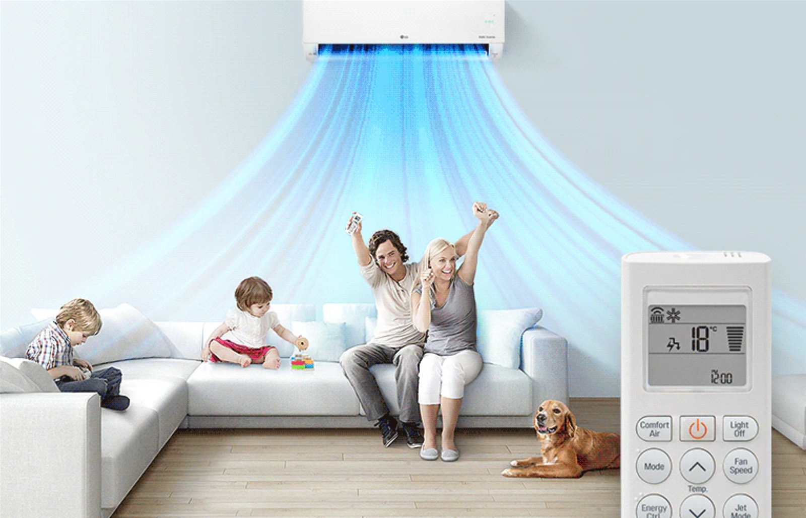 DUAL Inverter tiết kiệm năng lượng chủ động lên đến 70%