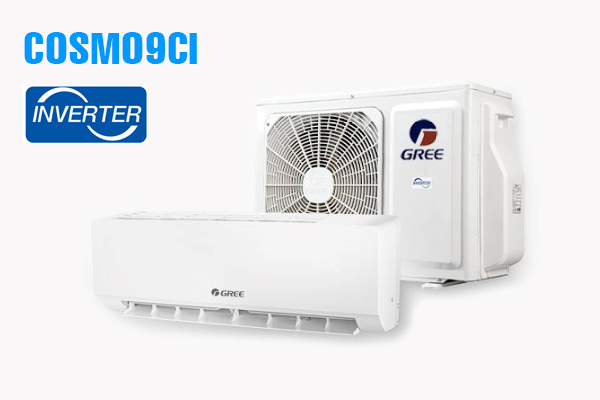 Điều hòa Gree 9000BTU inverter 1 chiều COSMO9CI model 2024