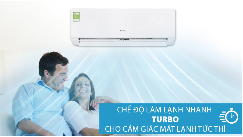 Điều hòa Gree làm lạnh nhanh Turbo 