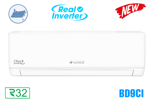 Gree BD9CI, Điều hòa Gree 9000BTU 1 chiều inverter Giá Rẻ 2025